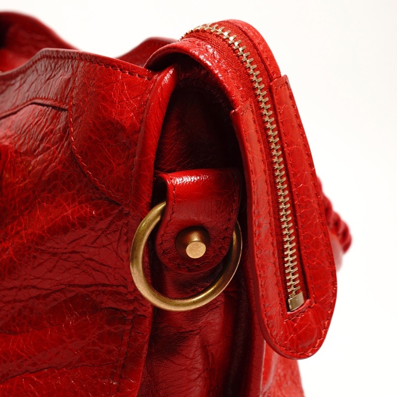 Balenciaga S City 機車包|熱戀紅-17