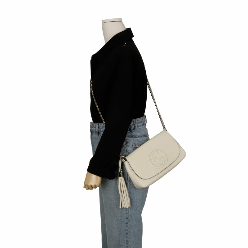 GUCCI Soho 流蘇單肩斜背包 536224-9