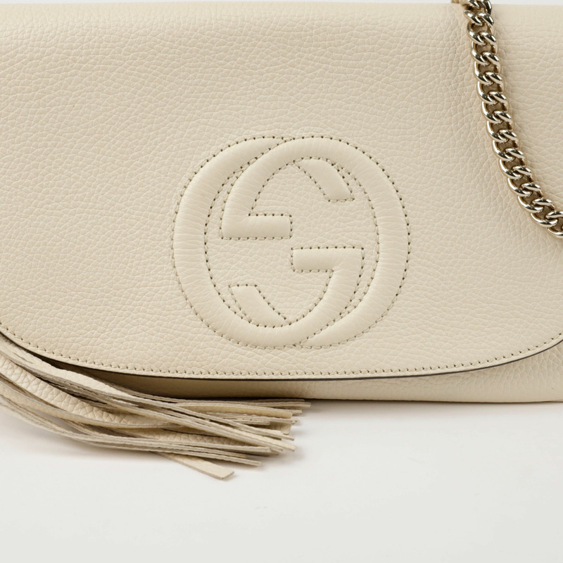 【包稅】GUCCI Soho 流蘇單肩斜背包 536224-1