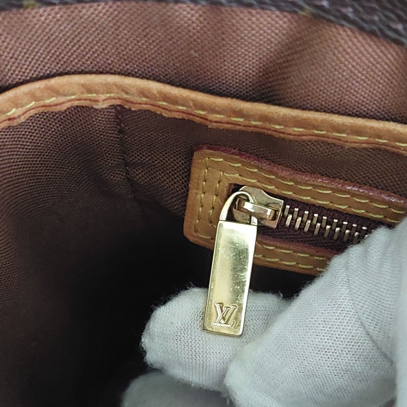 LV Vivian 🎀實品拍照🎀 薇薇安M51172(9成新)小號 菜籃子 手提包 單肩包-42