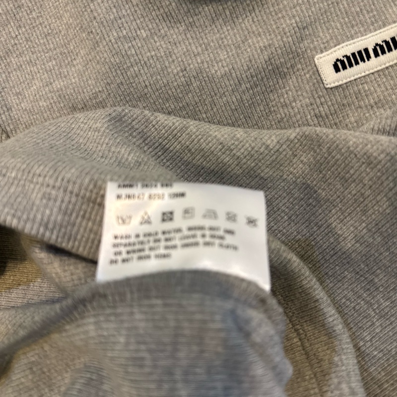 MIU MIU 灰色上衣-9