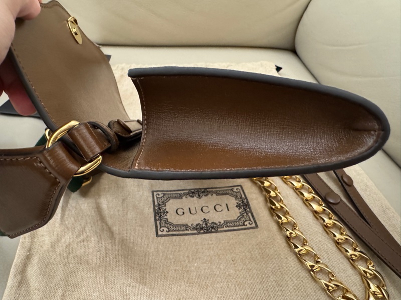 Gucci Horsebit 1955系列馬銜信封包小款-6