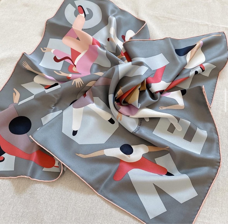 Hermes Hommage a Gene Kelly 70*70 絲巾 🩶 全新 可送禮-0