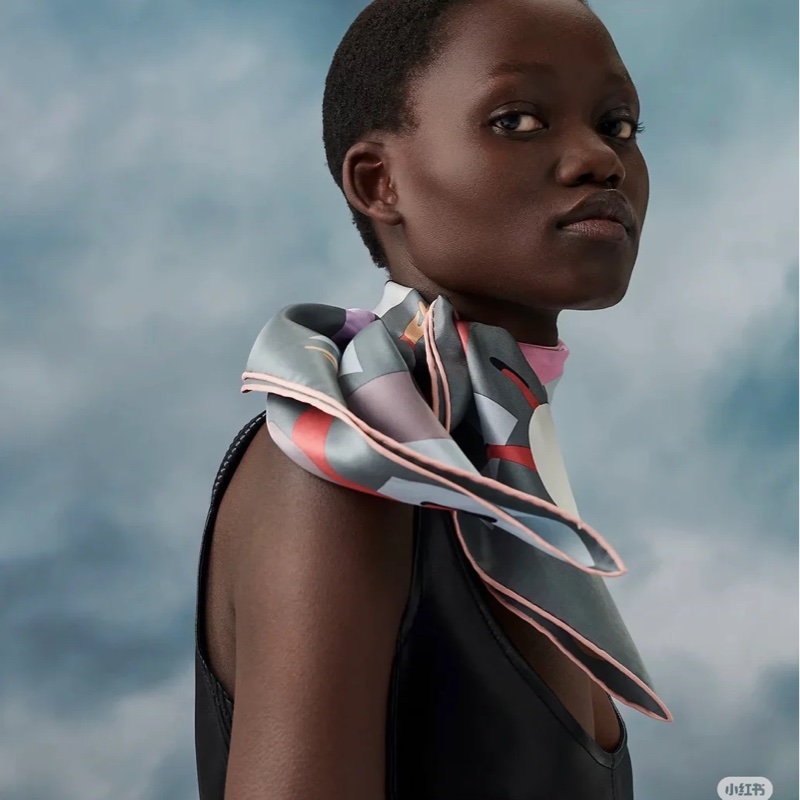 Hermes Hommage a Gene Kelly 70*70 絲巾 🩶 全新 可送禮-5