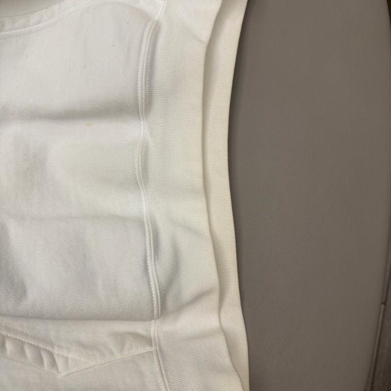 BALENCIAGA男款厚磅白色帽T-16