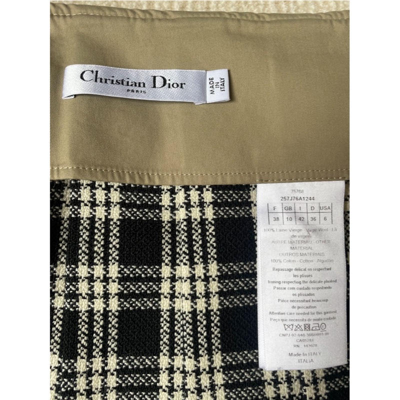 Dior 及膝半截裙-5