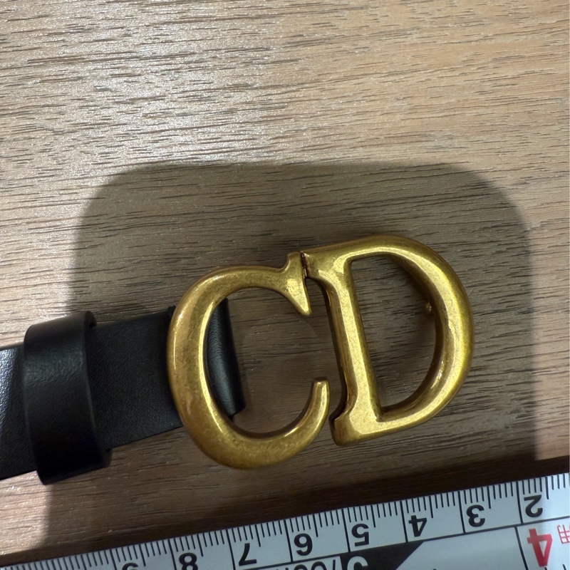 DIOR女款經典CD金標皮帶✨-0