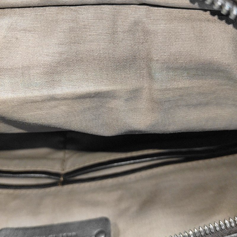 BOTTEGA VENETA 深棕色牛皮編織斜挎包手提包單肩包 黑色五金 可拆卸肩帶-15