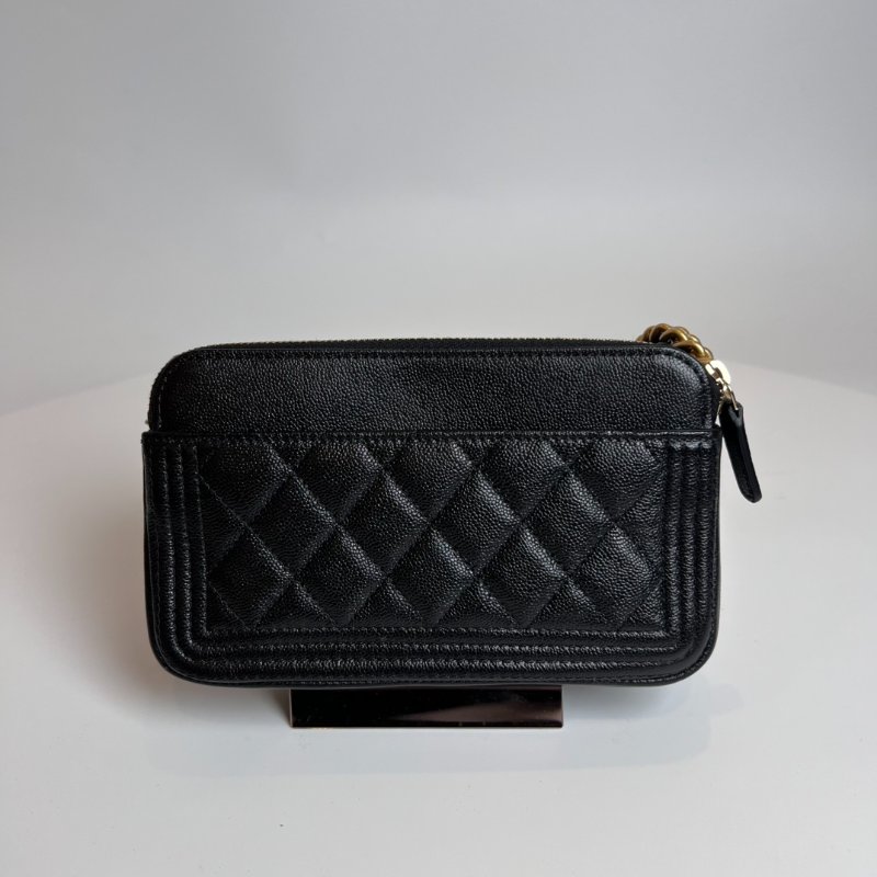 全新品 CHANEL BOY翻蓋手機包WOC AP3013/晶片款-1