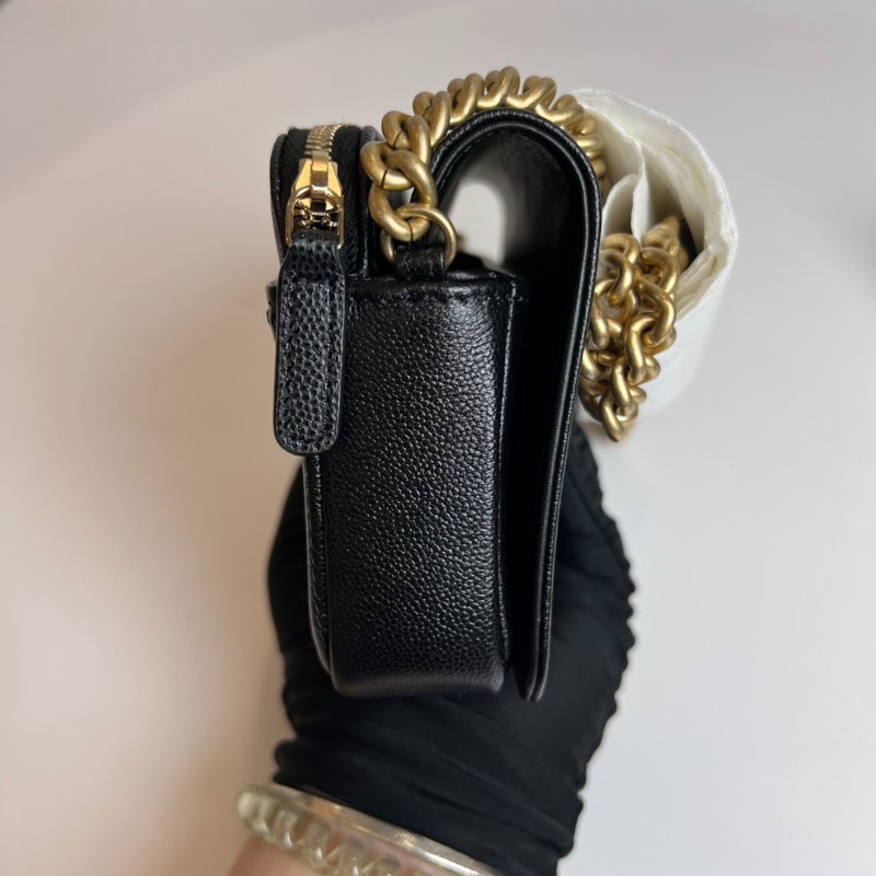 全新品 CHANEL BOY翻蓋手機包WOC AP3013/晶片款-2