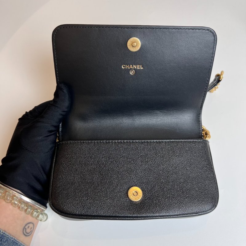 全新品 CHANEL BOY翻蓋手機包WOC AP3013/晶片款-5