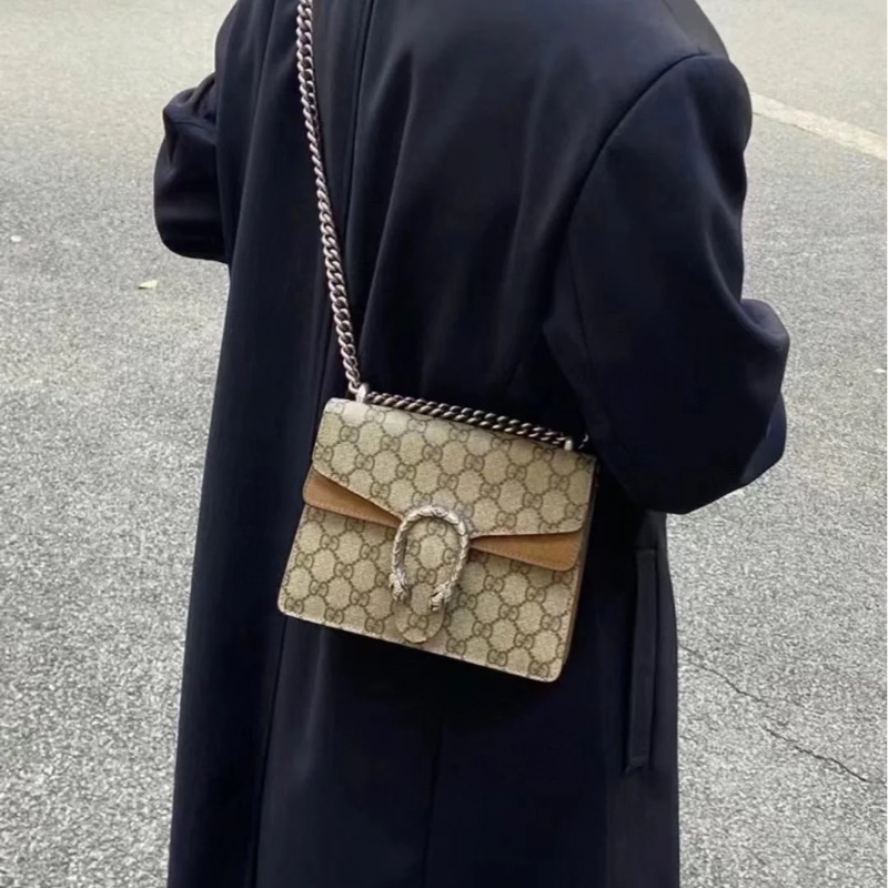 🈶台灣購證 #99閒置 #十萬入手 Gucci經典酒神小號 超高工價爆款-0