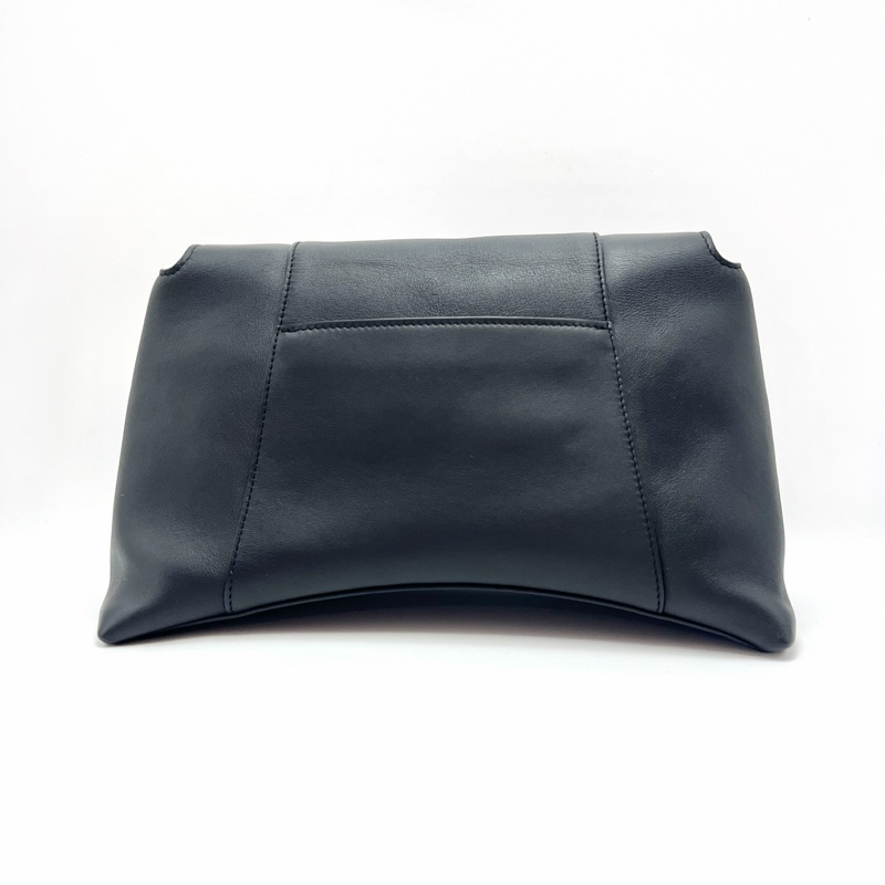 🈶台灣購證 #全網最低 #99新巴黎世家downtowm全黑斜挎沙漏包 背袋🉑調-4