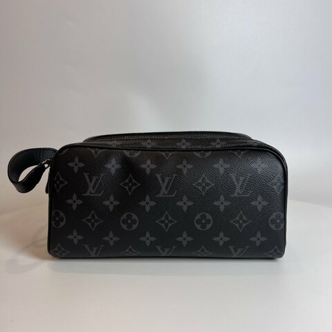 LV M46354/晶片款黑老花Dopp Kit 盥洗包