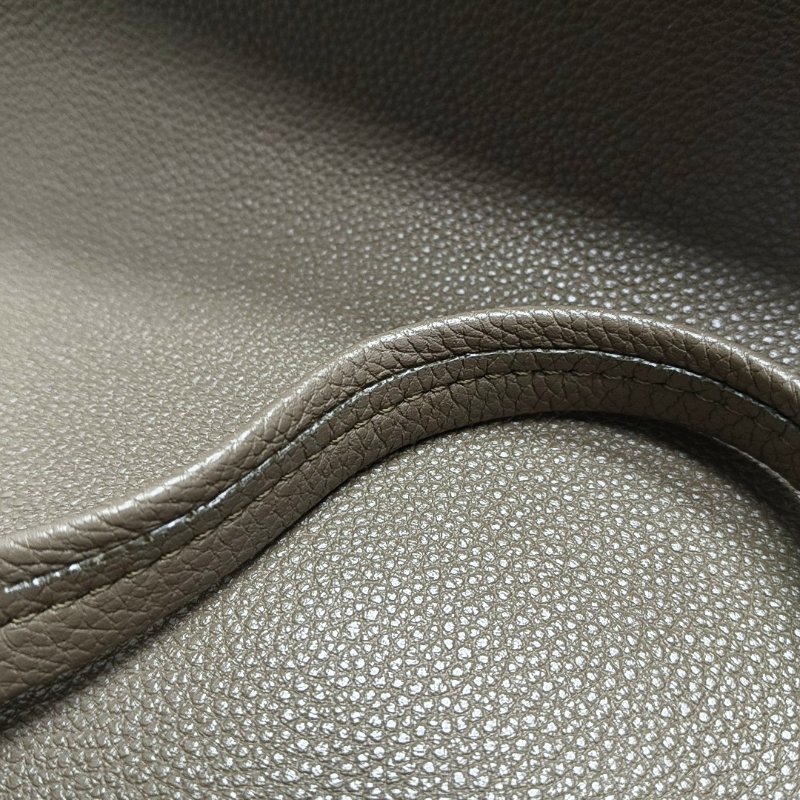 CELINE CABAS PHANTOM 小號大象灰牛皮手提包單肩包 金色五金-6