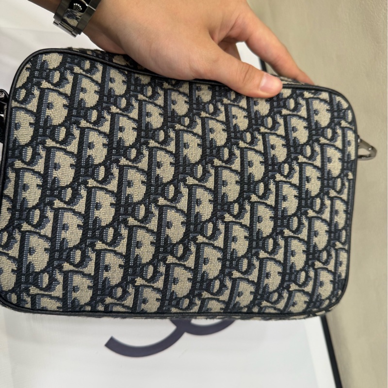 Dior 老花刺绣马鞍包三合一 斜挎包-7