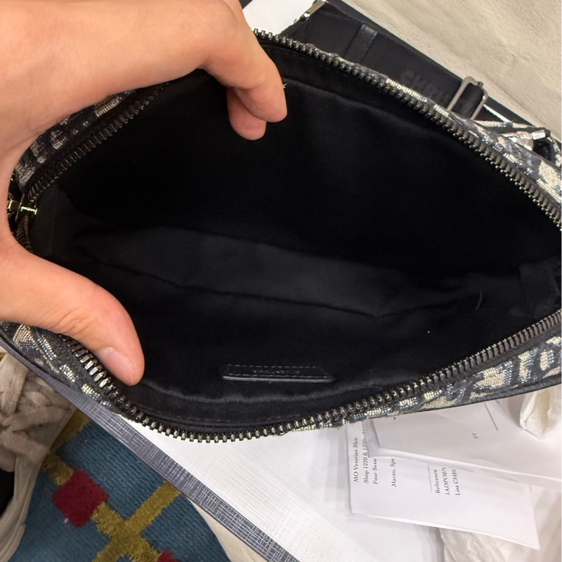 Dior 老花刺绣马鞍包三合一 斜挎包-9