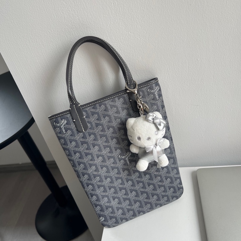 Goyard 灰色mini tote 手提 內裡乾淨 整體很新-0
