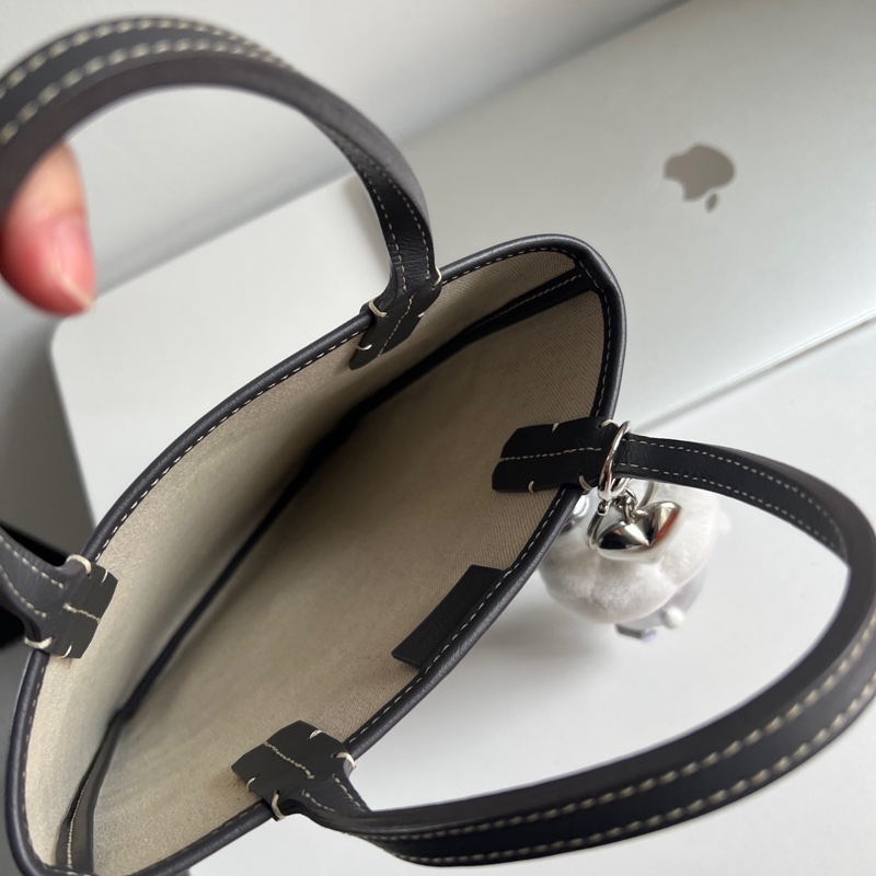 Goyard 灰色mini tote 手提 內裡乾淨 整體很新-3