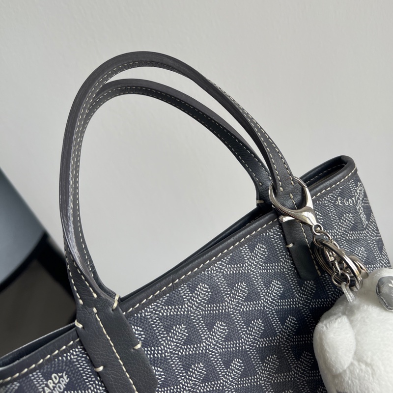 Goyard 灰色mini tote 手提 內裡乾淨 整體很新-9
