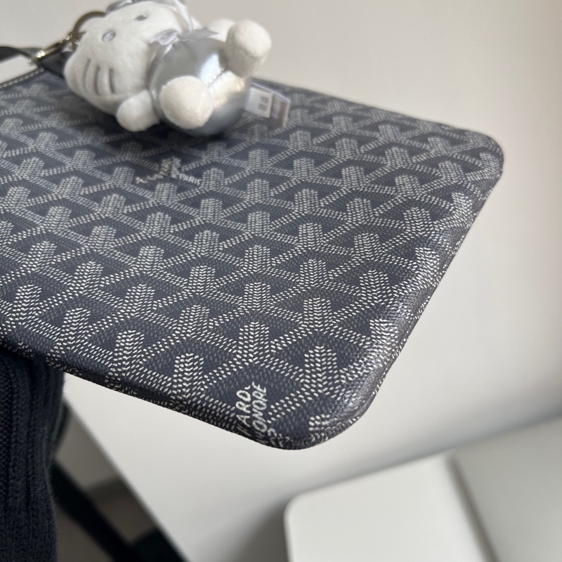 Goyard 灰色mini tote 手提 內裡乾淨 整體很新-10