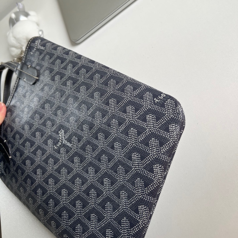 Goyard 灰色mini tote 手提 內裡乾淨 整體很新-11