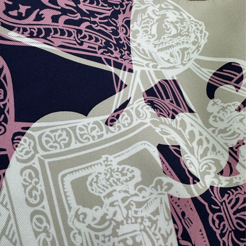 Hermes愛馬仕 真絲印花短裙 全新36碼-4