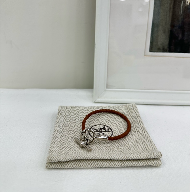 Hermes 愛馬仕 手鍊 繩結 手環-0