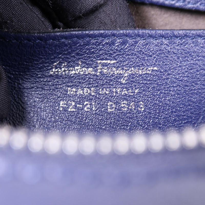 Salvatore Ferragamo 牛皮皮革2 Way Shoulder Bag銀扣手挽肩背兩用袋-7