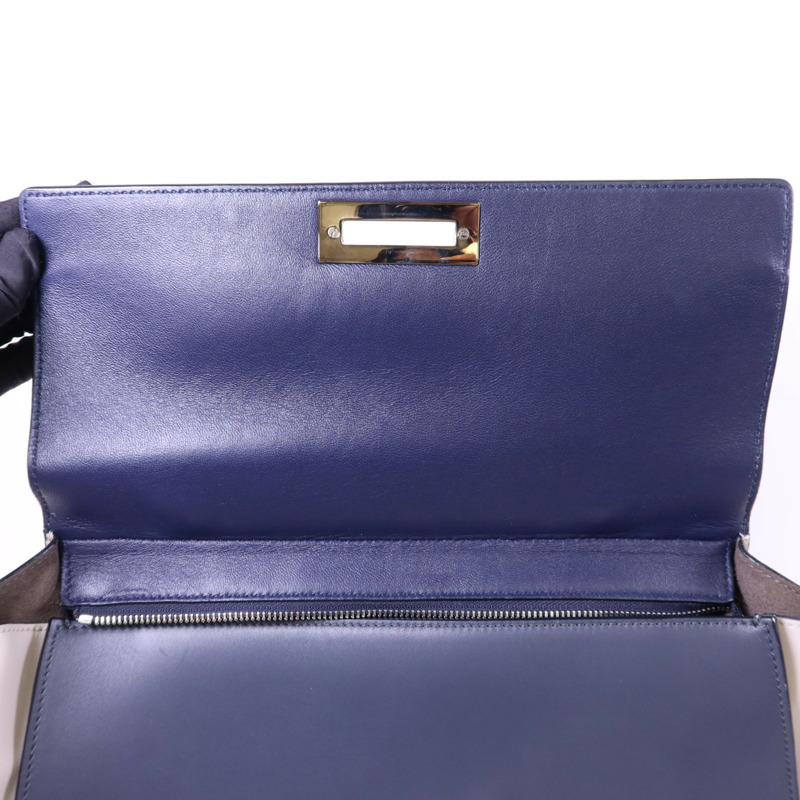 Salvatore Ferragamo 牛皮皮革2 Way Shoulder Bag銀扣手挽肩背兩用袋-8