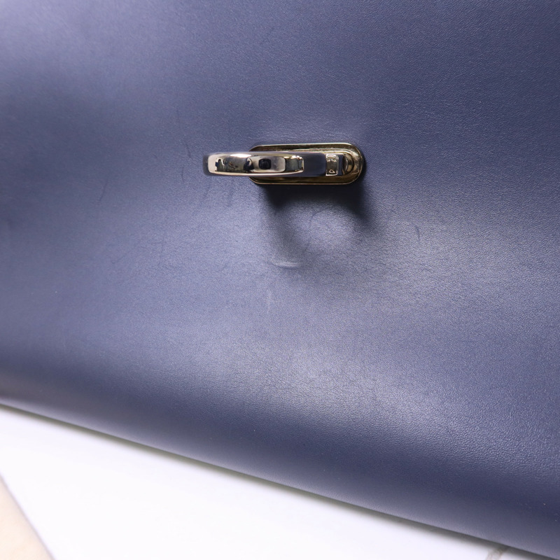 Salvatore Ferragamo 牛皮皮革2 Way Shoulder Bag銀扣手挽肩背兩用袋-17