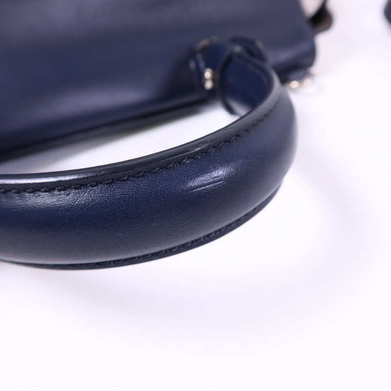 Salvatore Ferragamo 牛皮皮革2 Way Shoulder Bag銀扣手挽肩背兩用袋-19