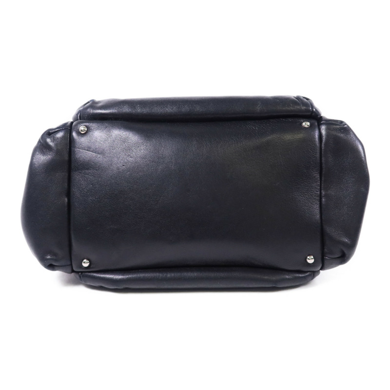 CHANEL 羊皮皮革Chain Shoulder Bag銀扣鏈帶肩背袋-3