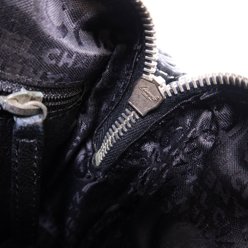 CHANEL 羊皮皮革Chain Shoulder Bag銀扣鏈帶肩背袋-15