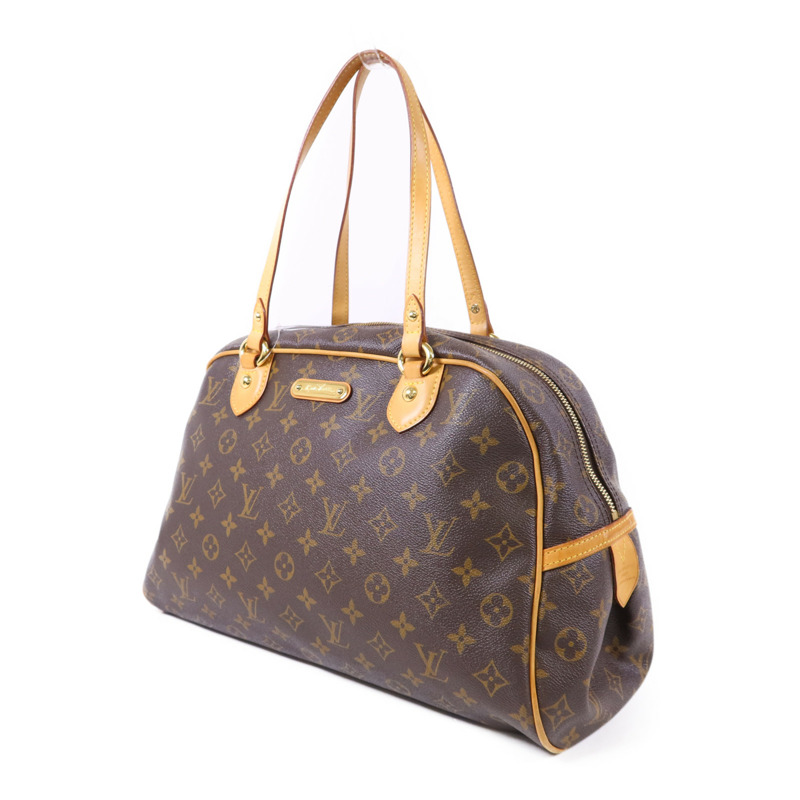 LOUIS VUITTON Monogram Montorgueil GM金扣肩背袋-2