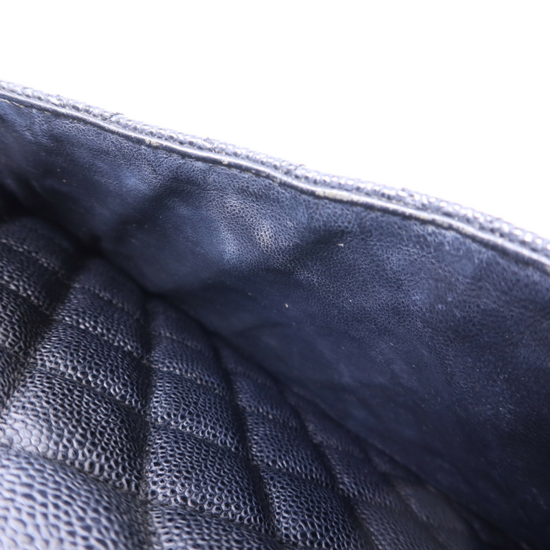 CHANEL 牛皮皮革GST Grand Shopping Tote Bag金扣鏈帶肩背袋-15