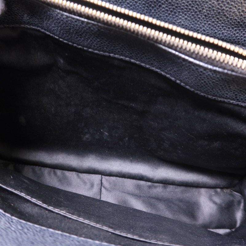 CHANEL 牛皮皮革GST Grand Shopping Tote Bag金扣鏈帶肩背袋-21