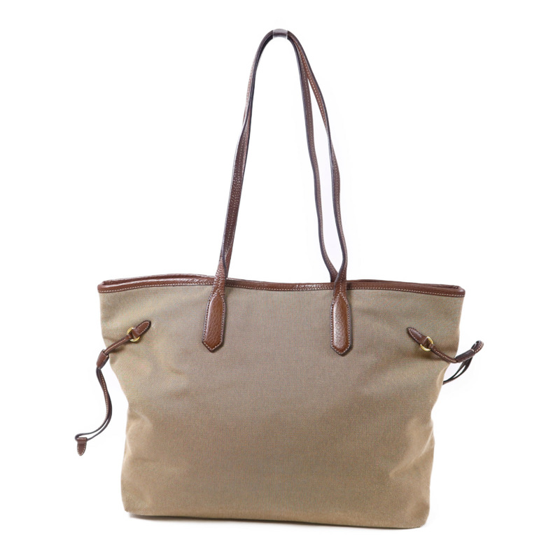 PRADA 帆布Tote Bag金扣手挽袋-1