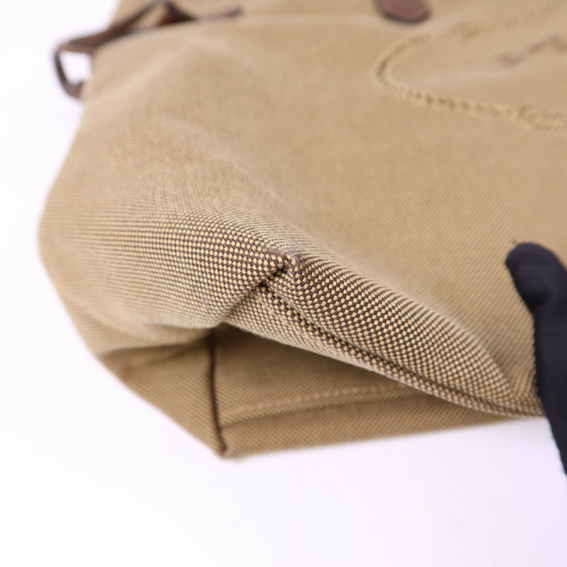 PRADA 帆布Tote Bag金扣手挽袋-11