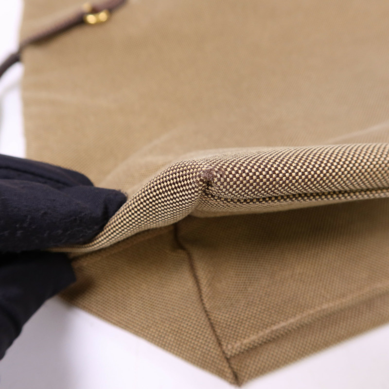 PRADA 帆布Tote Bag金扣手挽袋-14