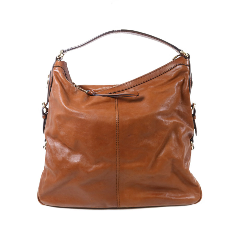 GUCCI 牛皮皮革Shoulder Bag金扣肩背袋-0