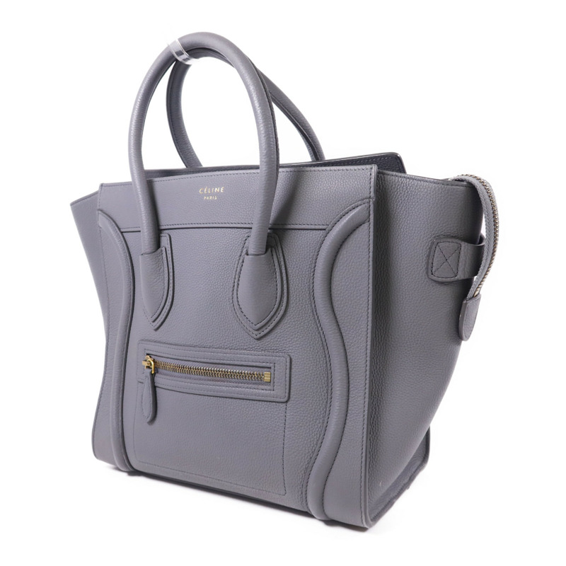 CELINE 牛皮皮革Micro Luggage金扣手挽袋-2