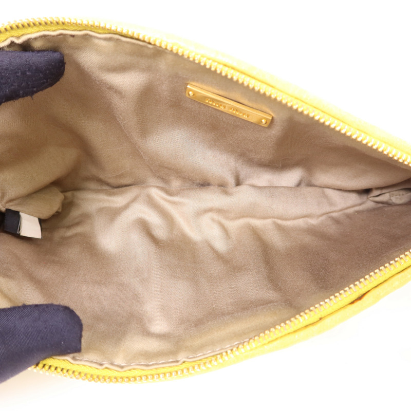 Miu Miu 牛皮皮革Clutch Bag金扣手拿包-5