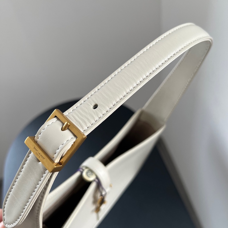 YSL 聖羅蘭 hobo 白色中號 五折入手🔥專櫃76650-4