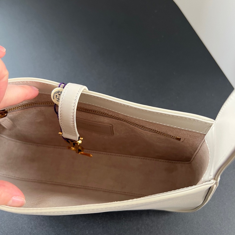 YSL 聖羅蘭 hobo 白色中號 五折入手🔥專櫃76650-8