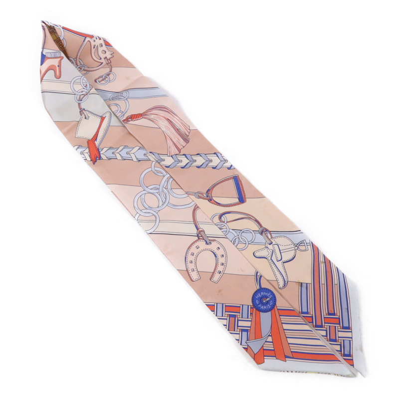 HERMES 絲質Twilly絲巾-4