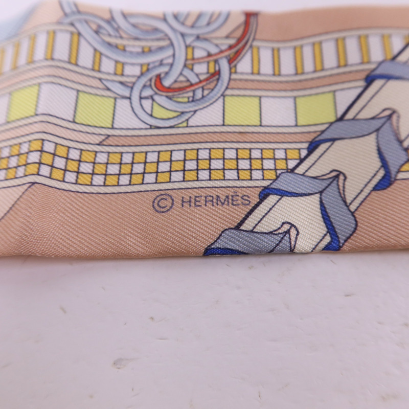 HERMES 絲質Twilly絲巾-6