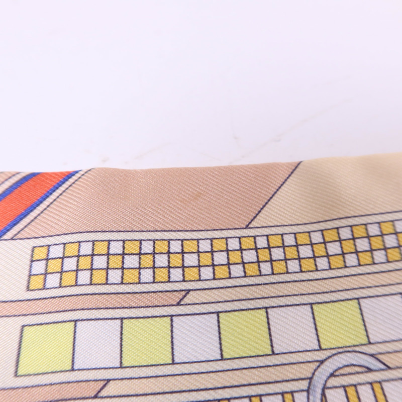 HERMES 絲質Twilly絲巾-12