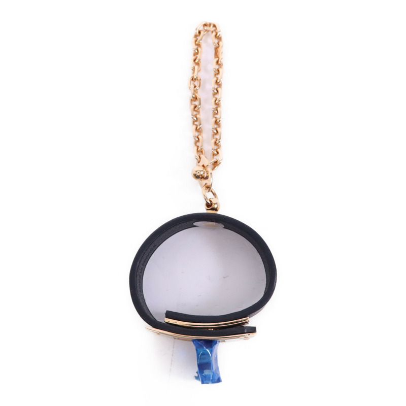 HERMES Swift皮革Kelly Glove Ring金扣手套環-11