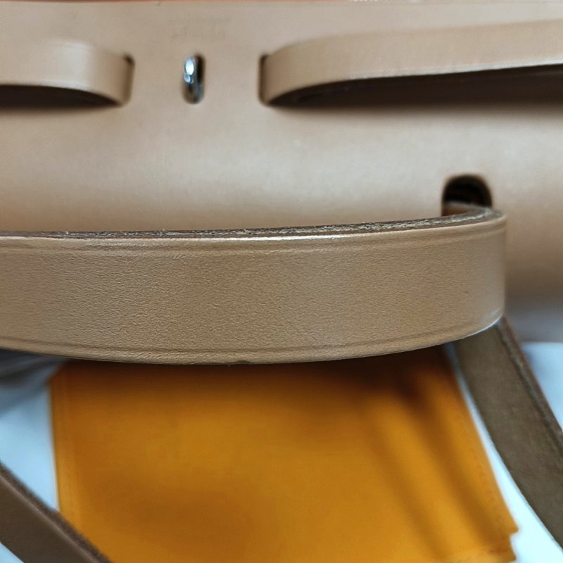 HERMÈS Herbag 31 愛馬仕橙帆布單肩包手提包 銀色五金-12